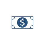 blue money icon