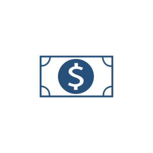 blue money icon